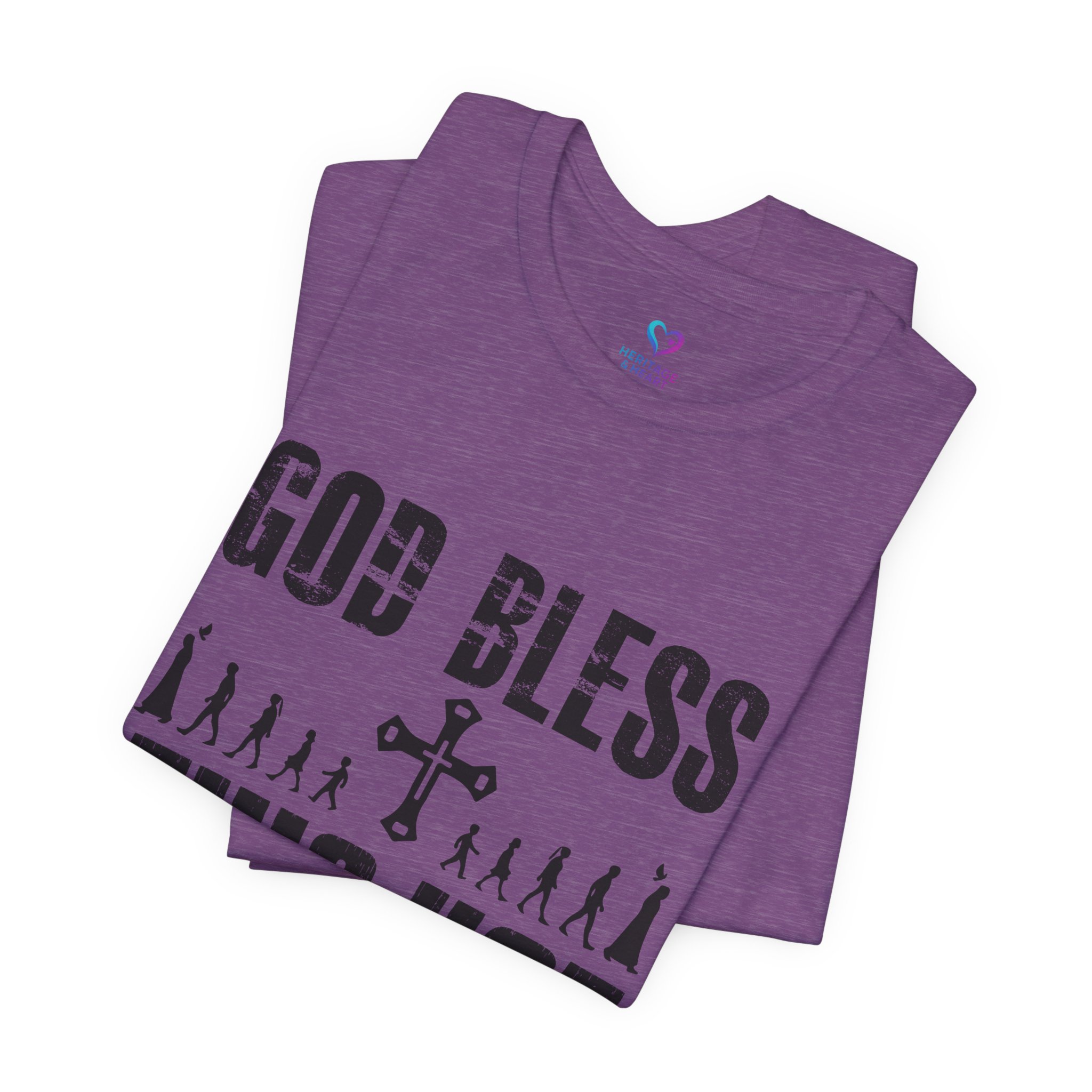 T-Shirt — "God Bless This Hot Mess" Funny Christian Graphic Tee - Image 16