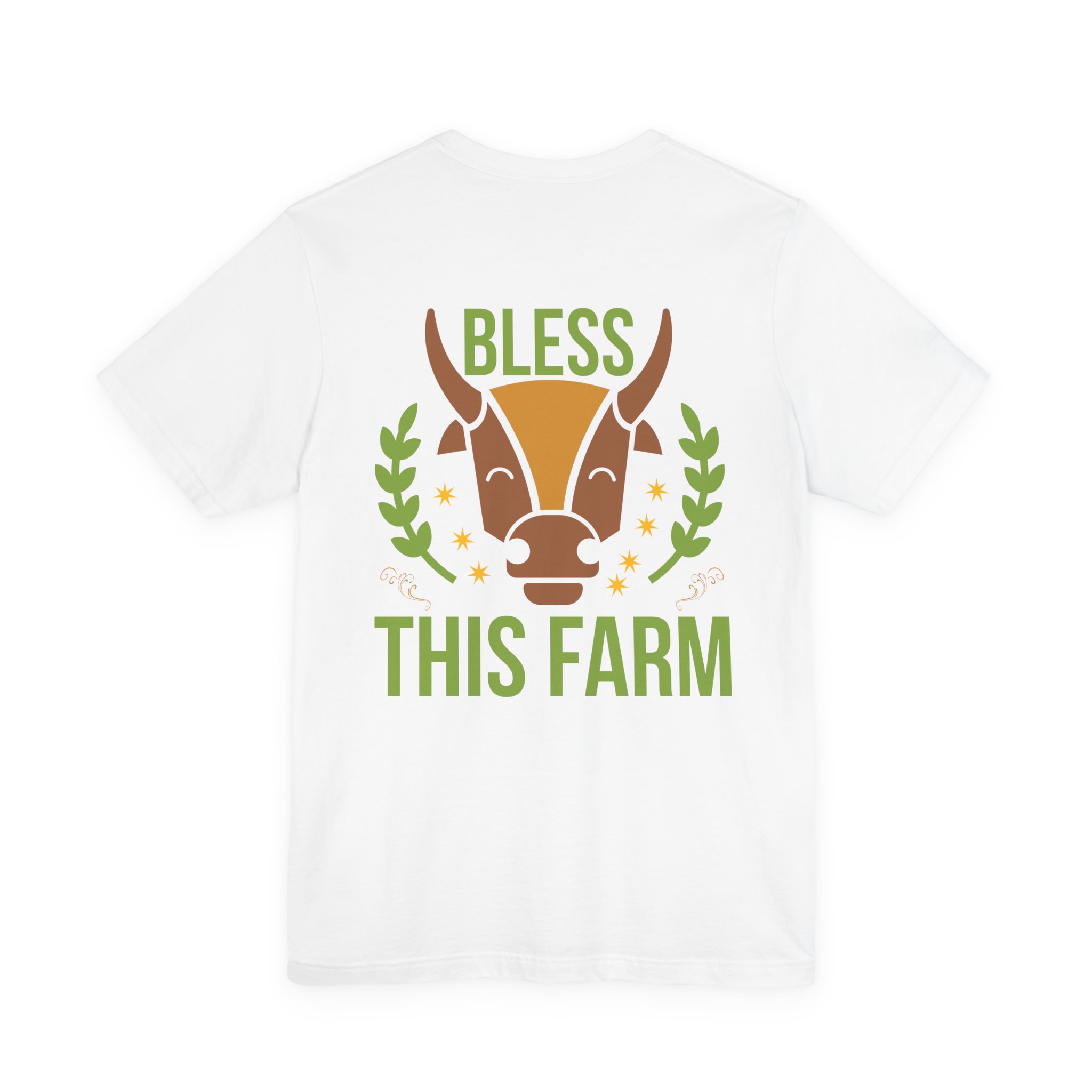 Bless This Farm T-Shirt – Rustic Cow Farm Tee for Farmers & Country Living - Image 2