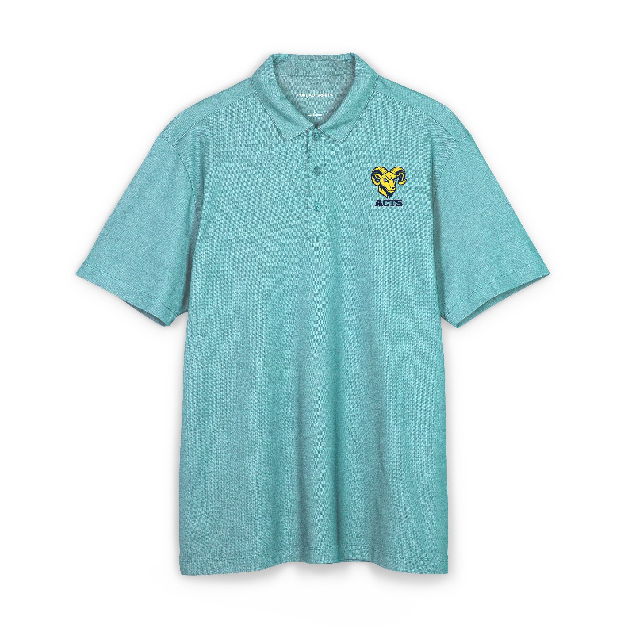 Embroidered Heart Crest Polo Shirt - Classic Logo Left Chest - Image 3