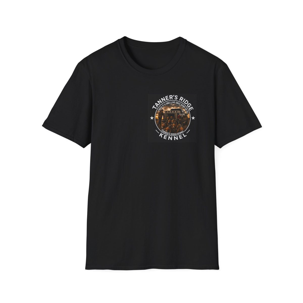 Kennel Logo T‑Shirt — "Tanner's Ridge Kennel" Vintage Emblem Tee