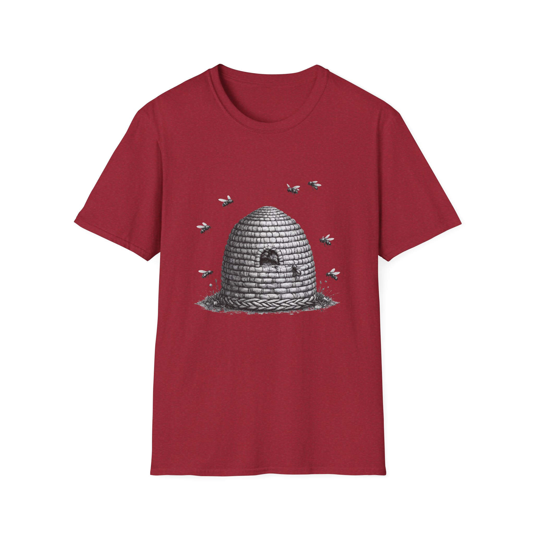 Beehive Illustration T-Shirt — Vintage Beekeeping Art Tee - Image 11