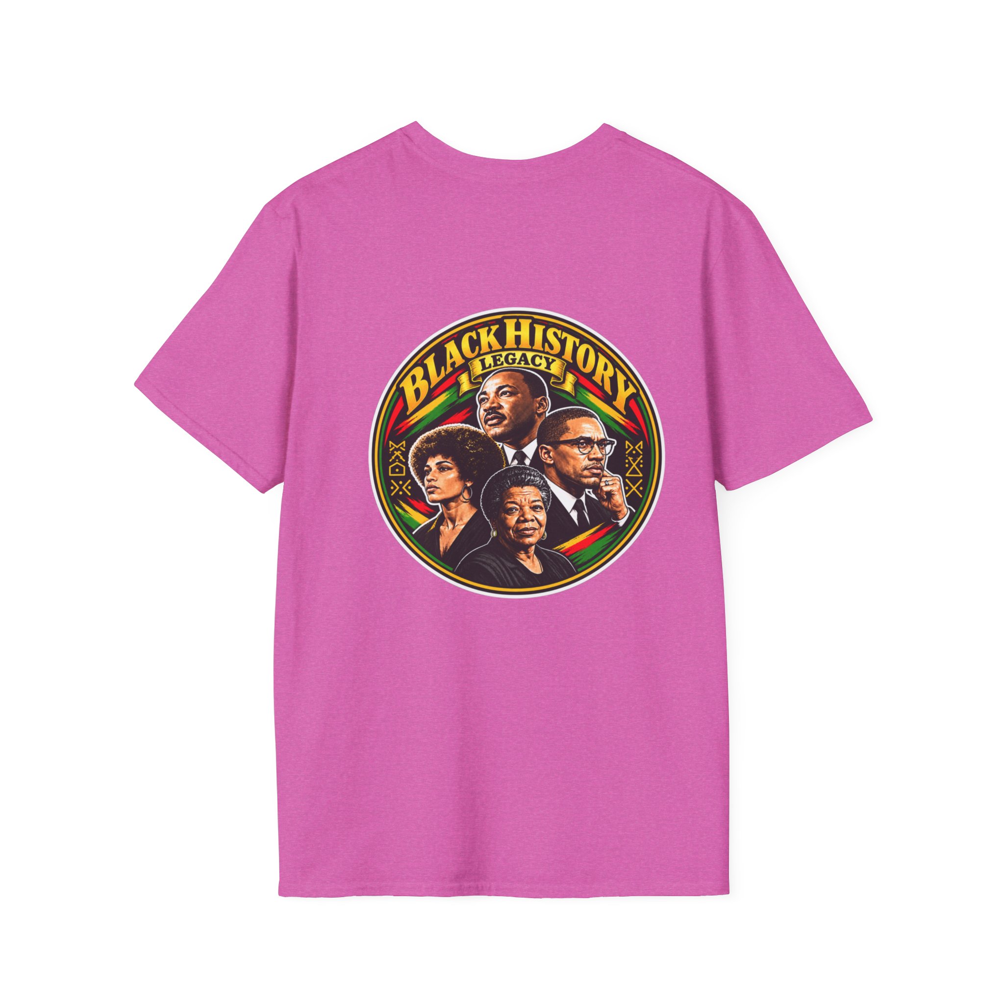 Black History Legacy T-Shirt — Icon Portrait Back Graphic - Image 20