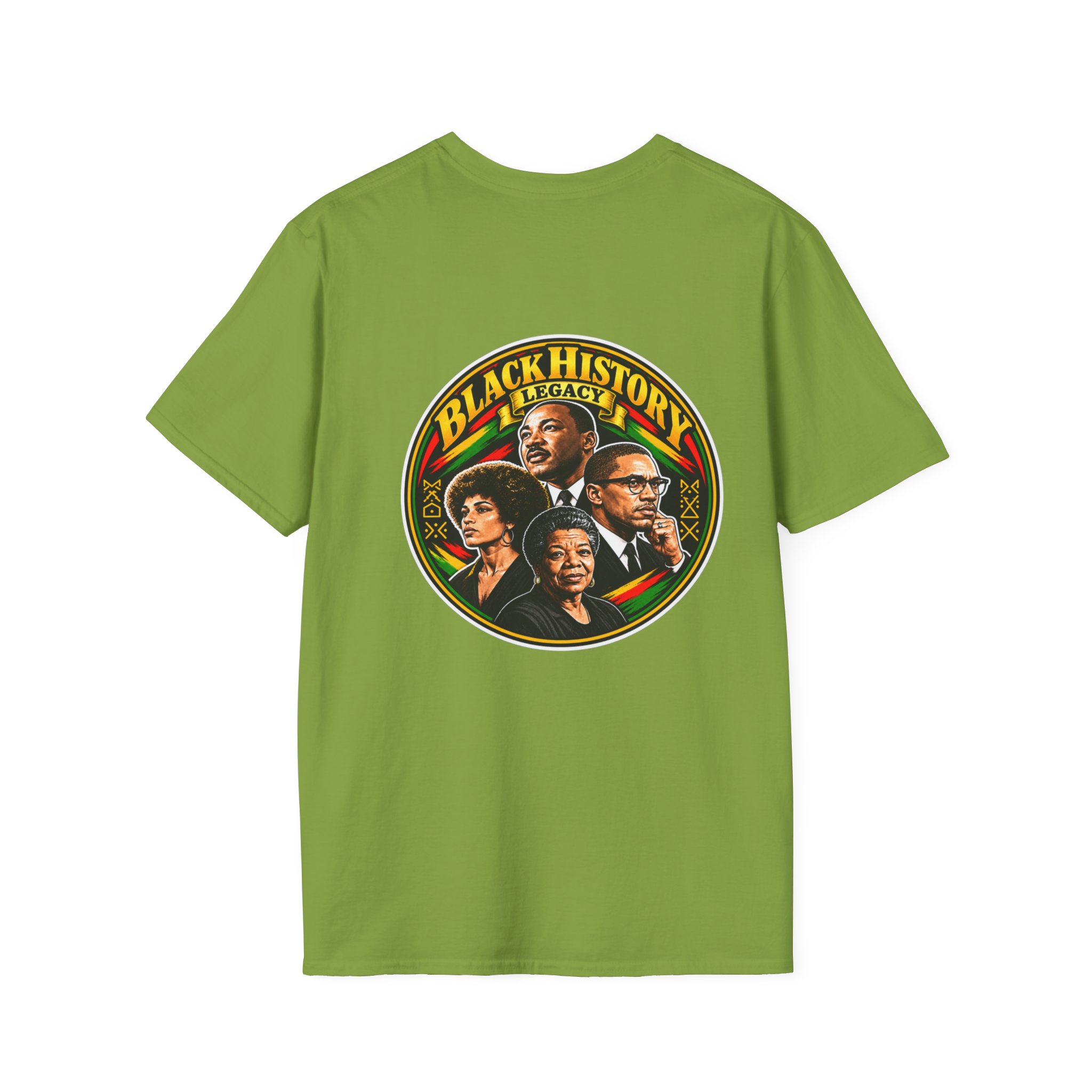 Black History Legacy T-Shirt — Icon Portrait Back Graphic - Image 14