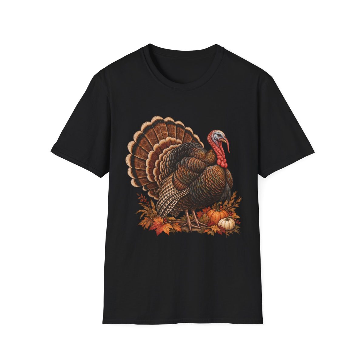 Thanksgiving Turkey T-Shirt — Vintage Harvest Turkey Graphic Tee