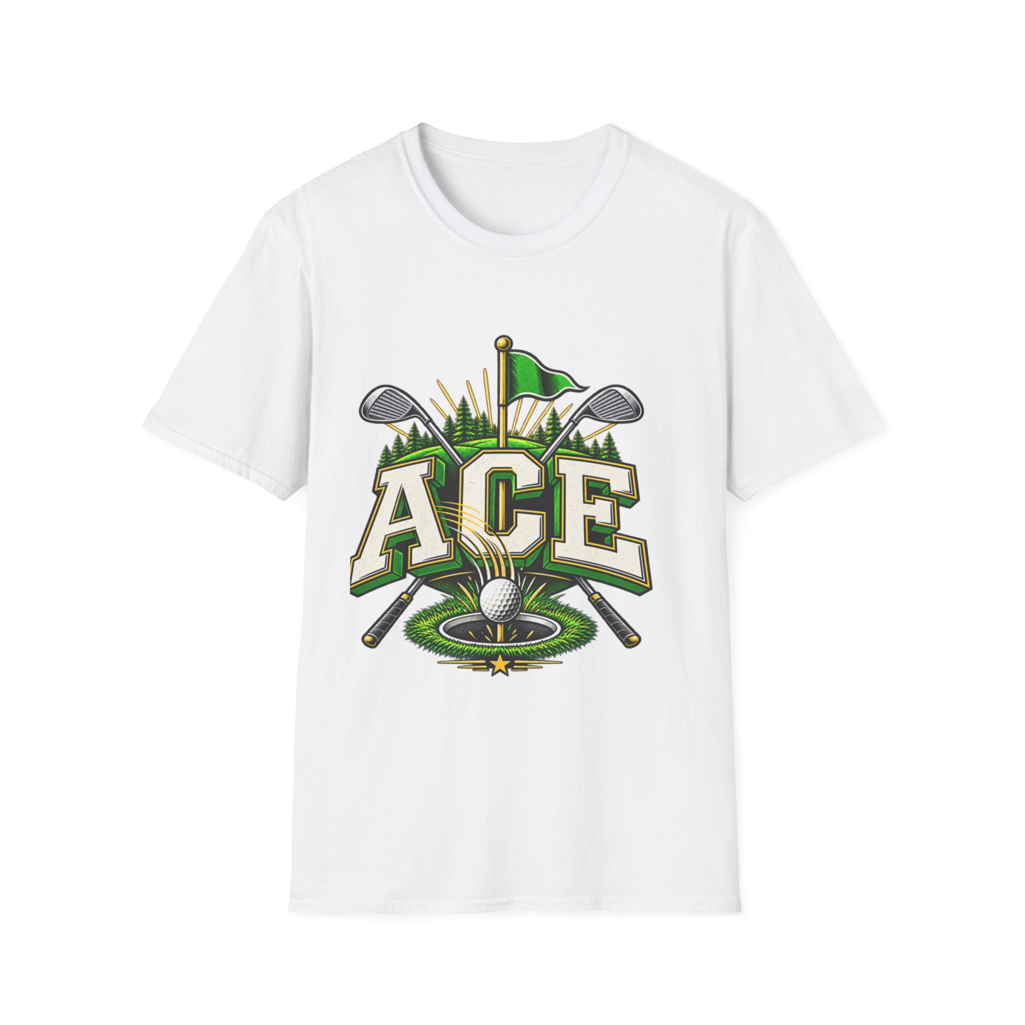 Golf Ace T-Shirt — ‘ACE’ Golf Graphic Tee for Players & Fans - Image 2