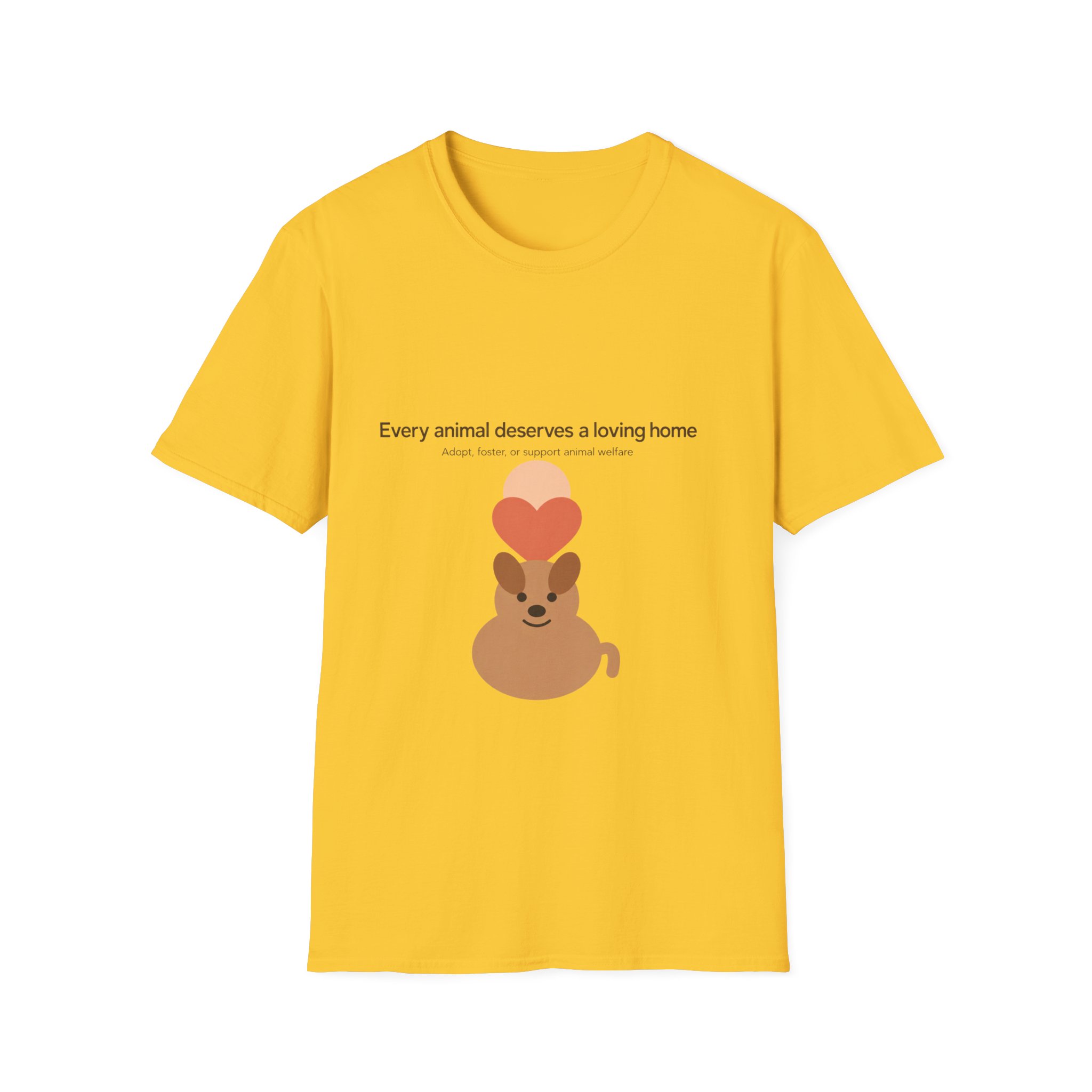 Animal Rescue T-Shirt – “Every animal deserves a loving home” Cute Pet Adoption Tee - Image 21