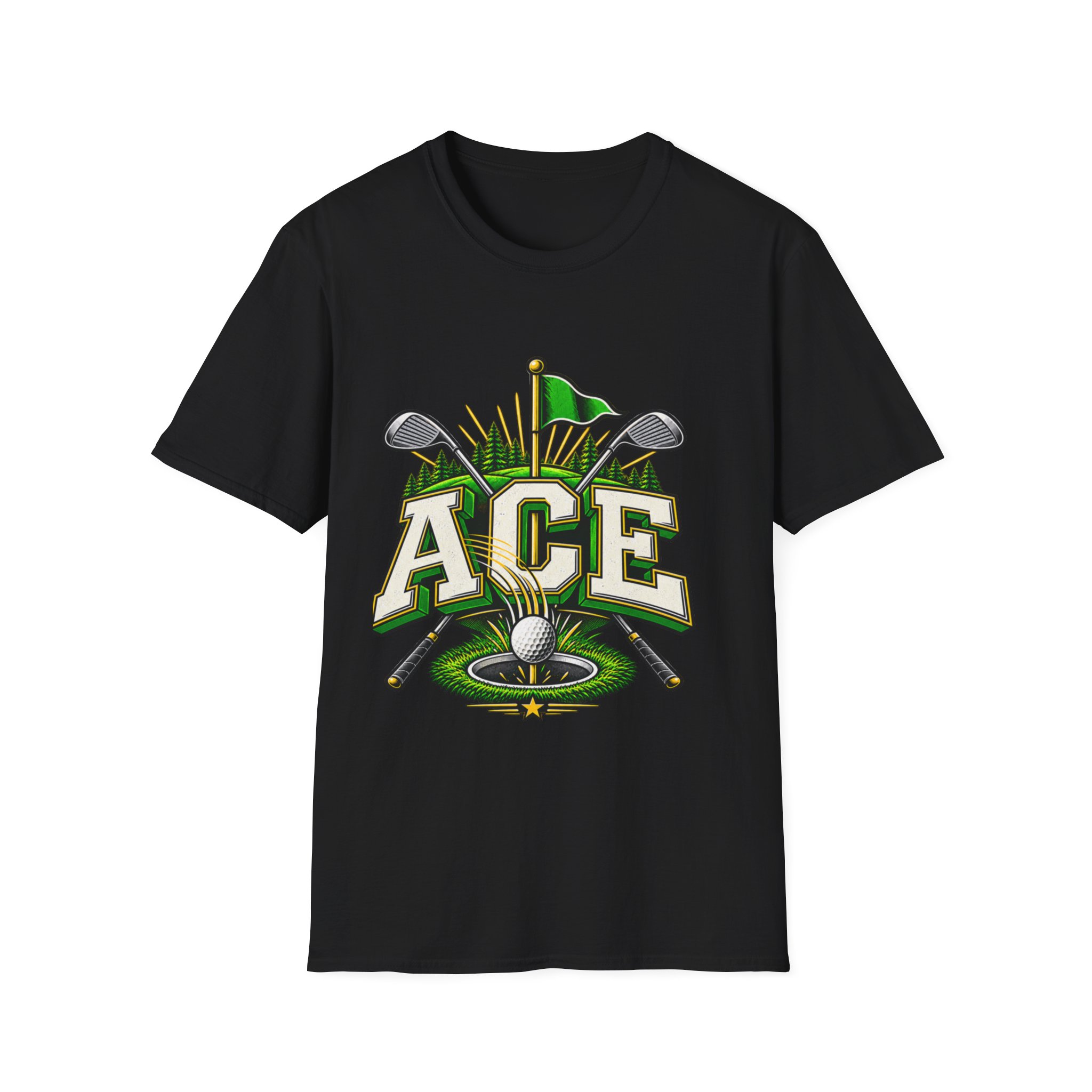 Golf Ace T-Shirt — ‘ACE’ Golf Graphic Tee for Players & Fans - Image 3