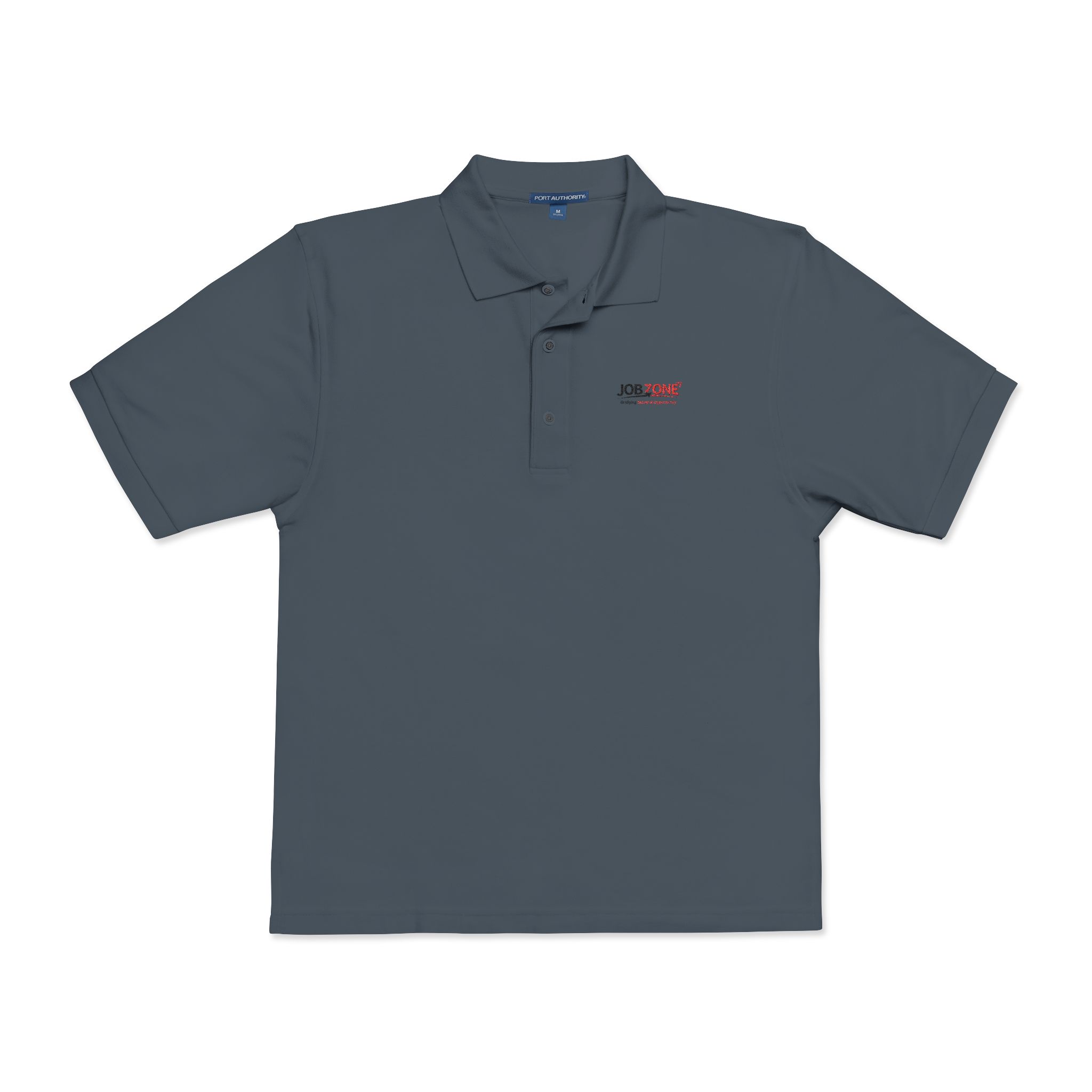 Embroidered 'AERO ZONE' White Polo Shirt — Classic Work & Casual Logo Polo - Image 9