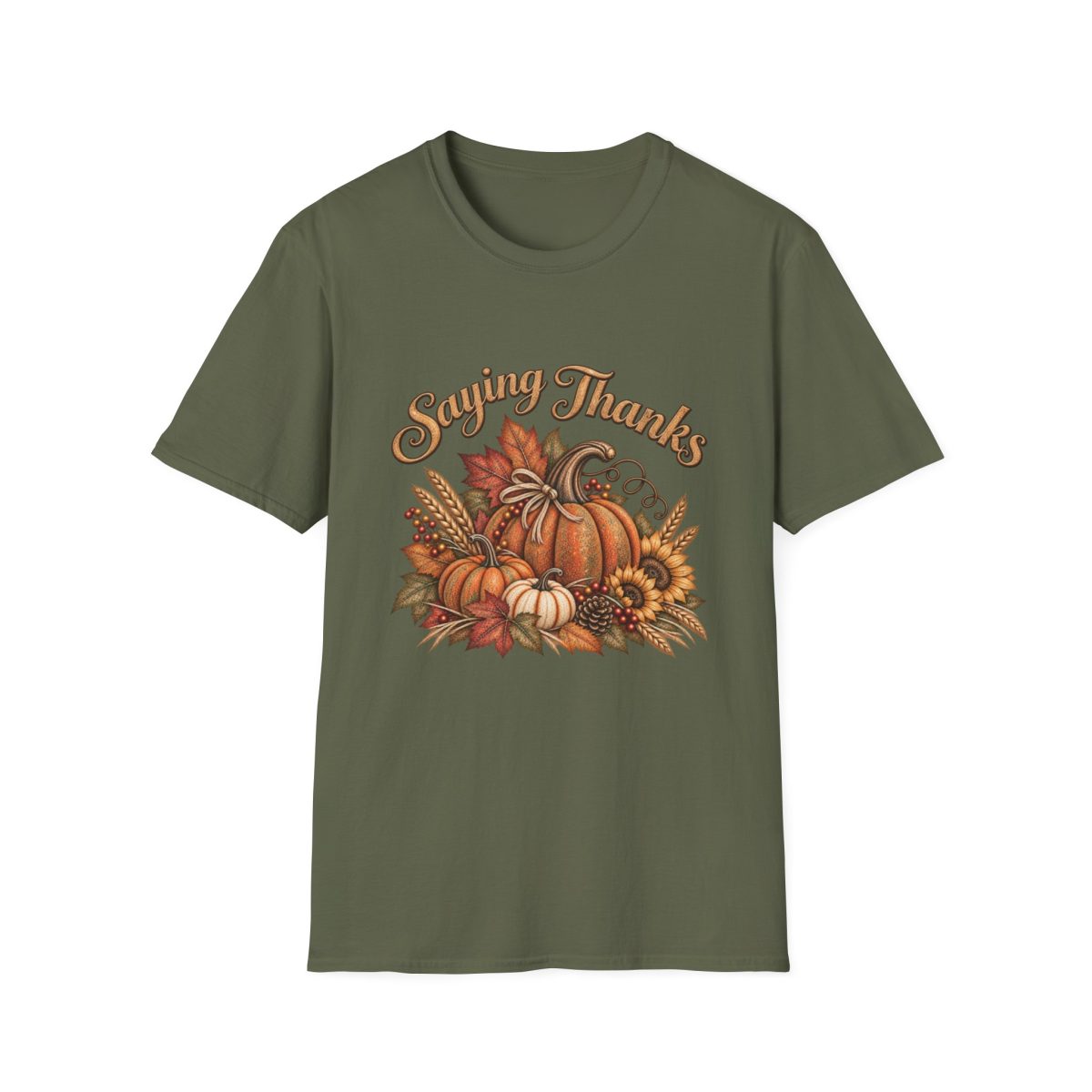 Giving Thanks Pumpkin Fall T-Shirt