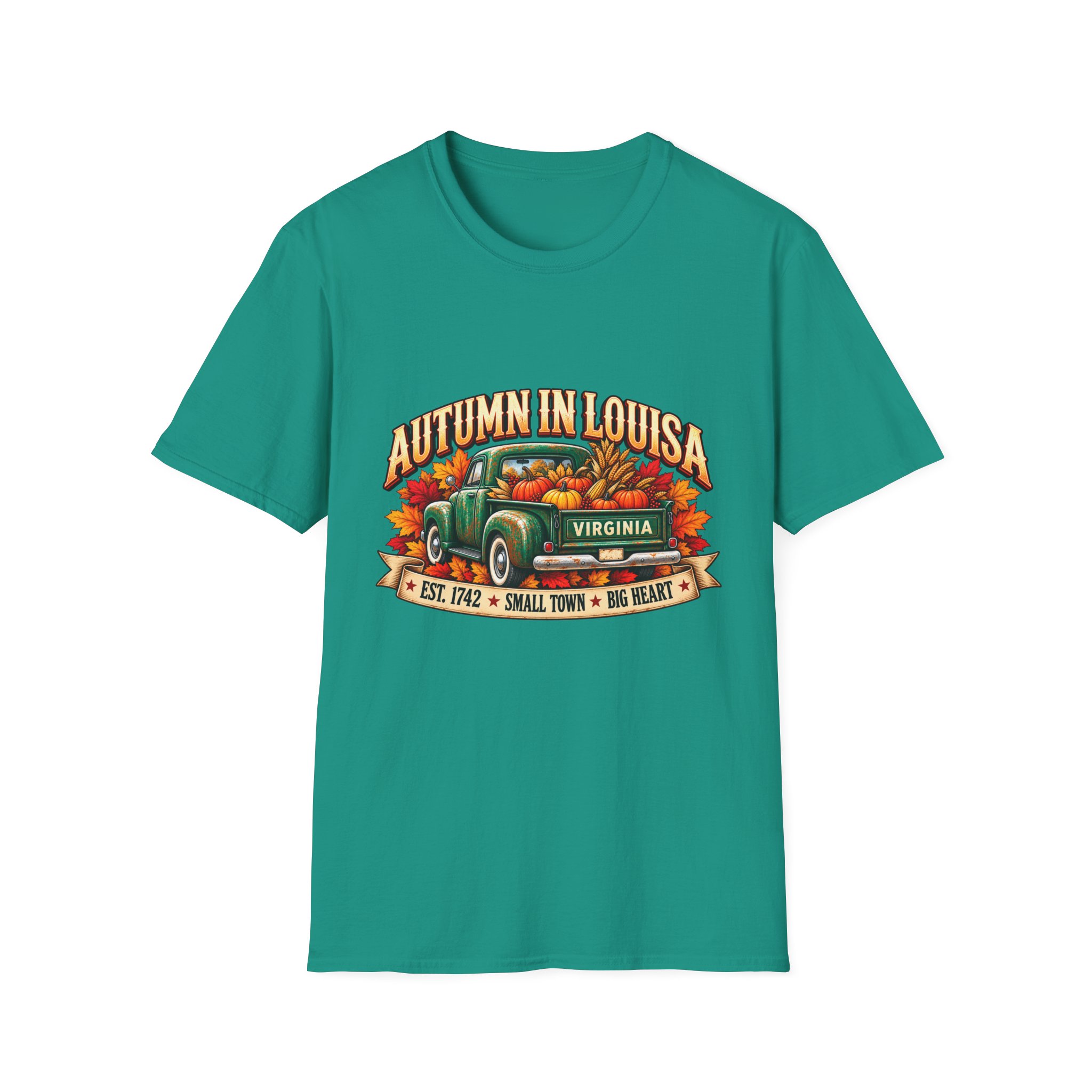 Autumn in Louisiana Virginia Harvest T-Shirt - Image 17