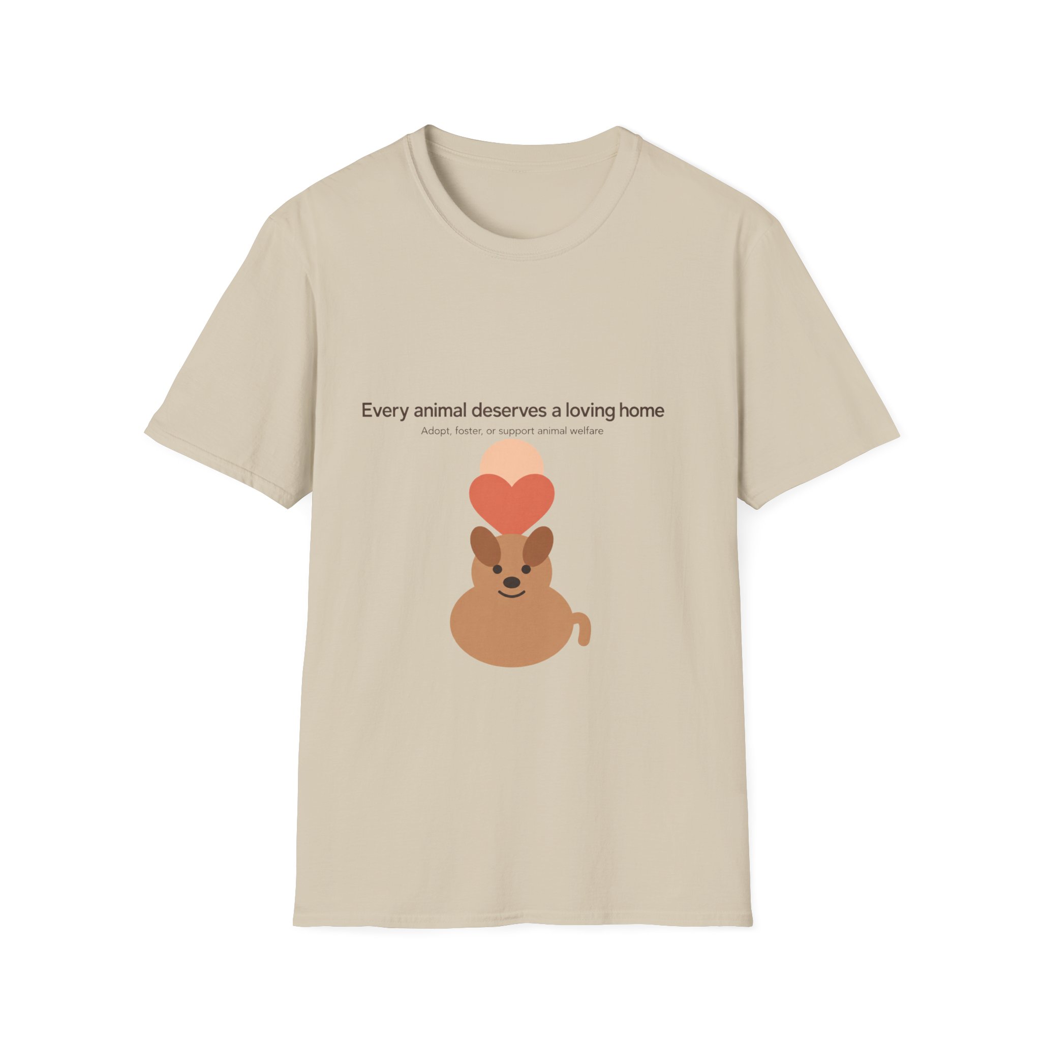 Animal Rescue T-Shirt – “Every animal deserves a loving home” Cute Pet Adoption Tee - Image 9