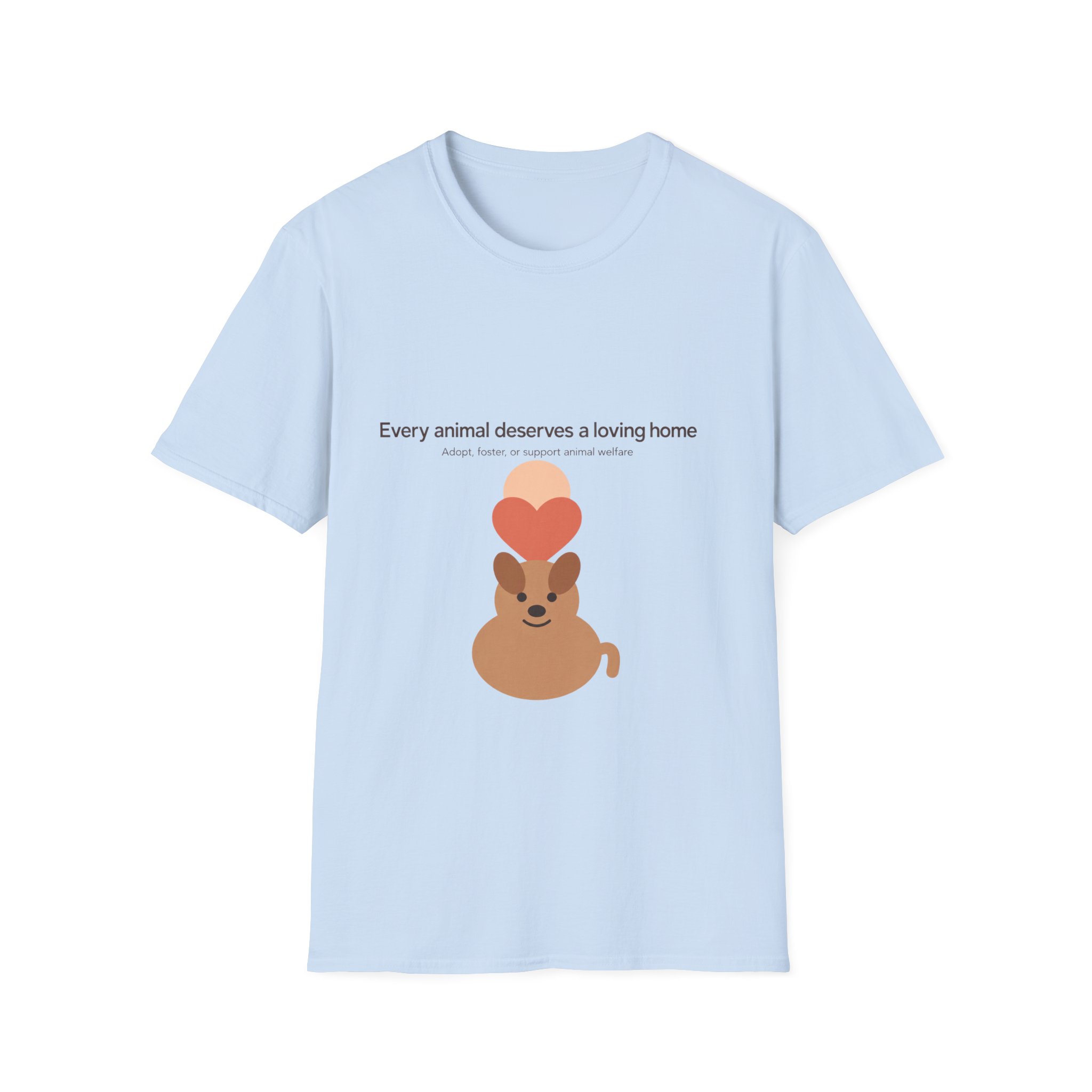 Animal Rescue T-Shirt – “Every animal deserves a loving home” Cute Pet Adoption Tee - Image 33