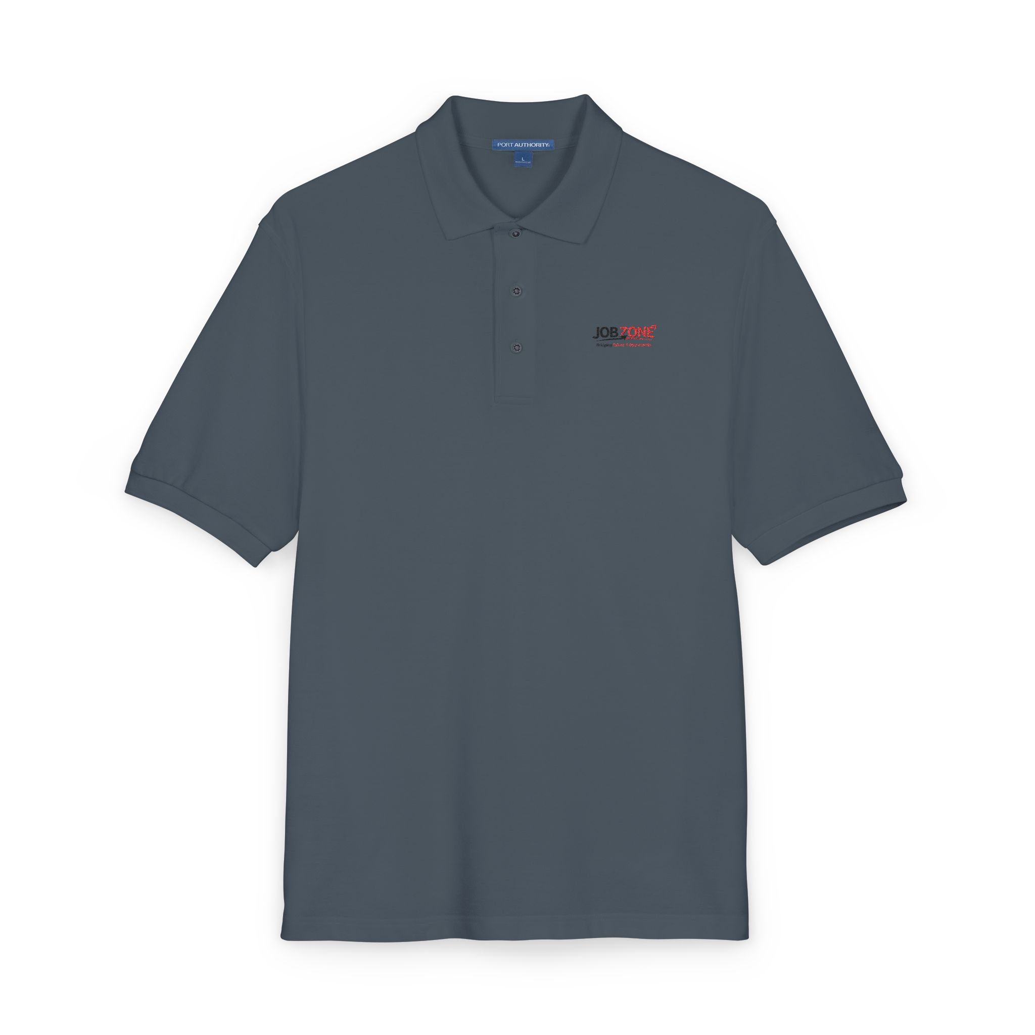 Embroidered 'AERO ZONE' White Polo Shirt — Classic Work & Casual Logo Polo - Image 10