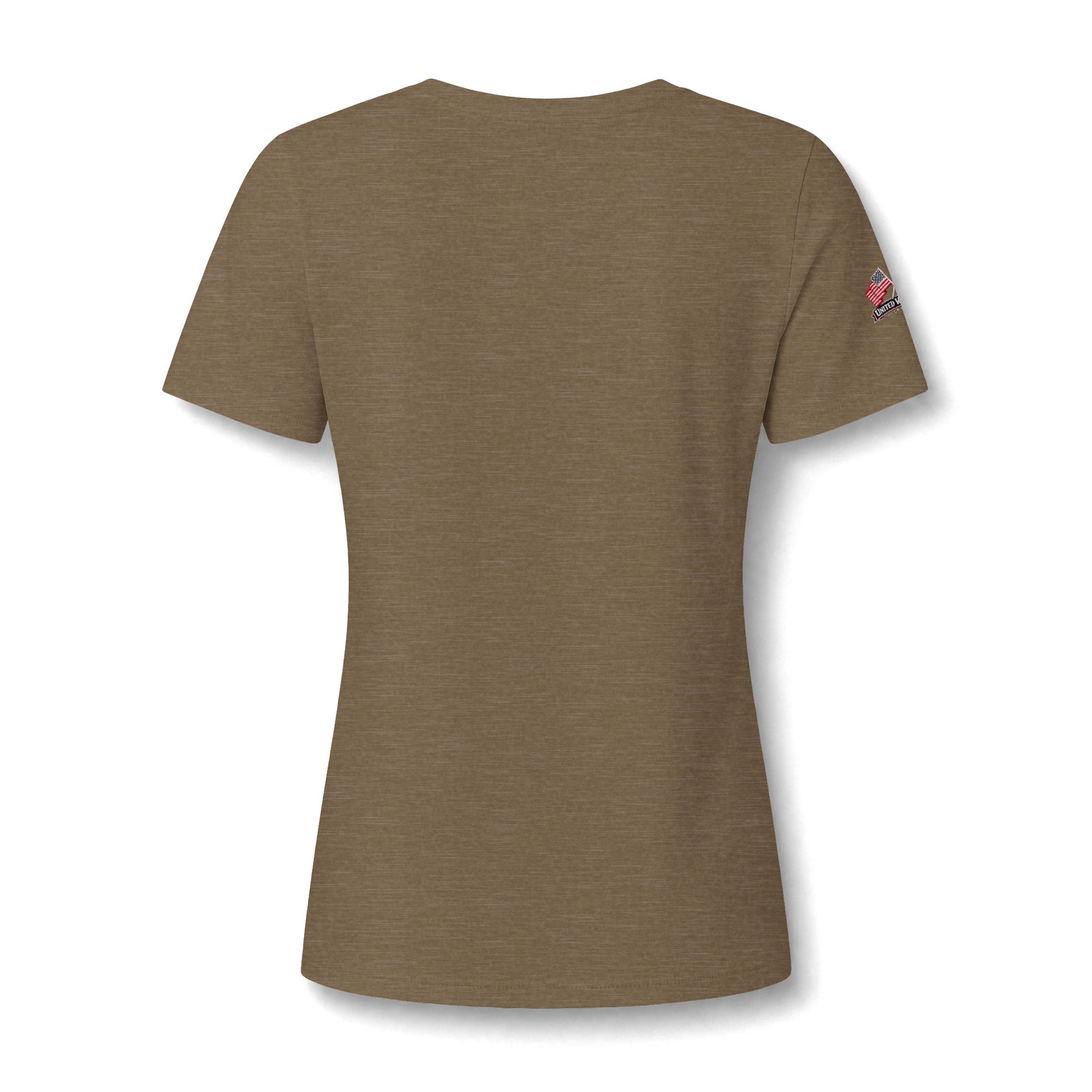 Friends of American Legion Post 128 Women's V-Neck Tee — Greene County VA FLAG ON SLEEVE - Image 12