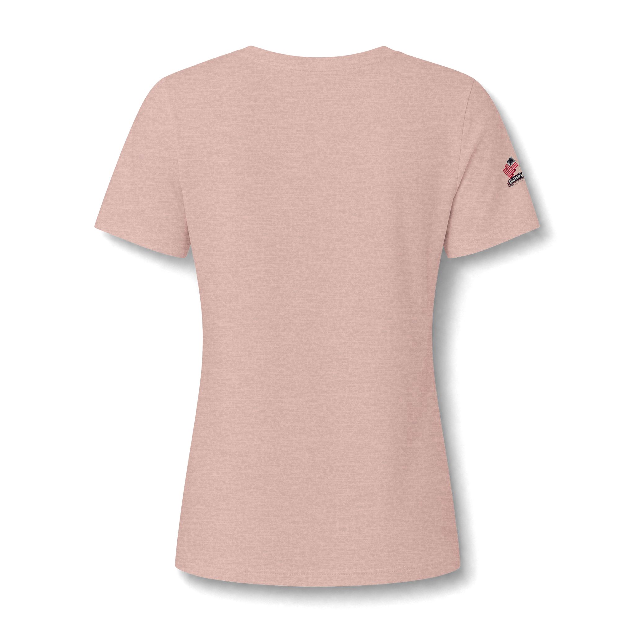 Friends of American Legion Post 128 Women's V-Neck Tee — Greene County VA FLAG ON SLEEVE - Image 10