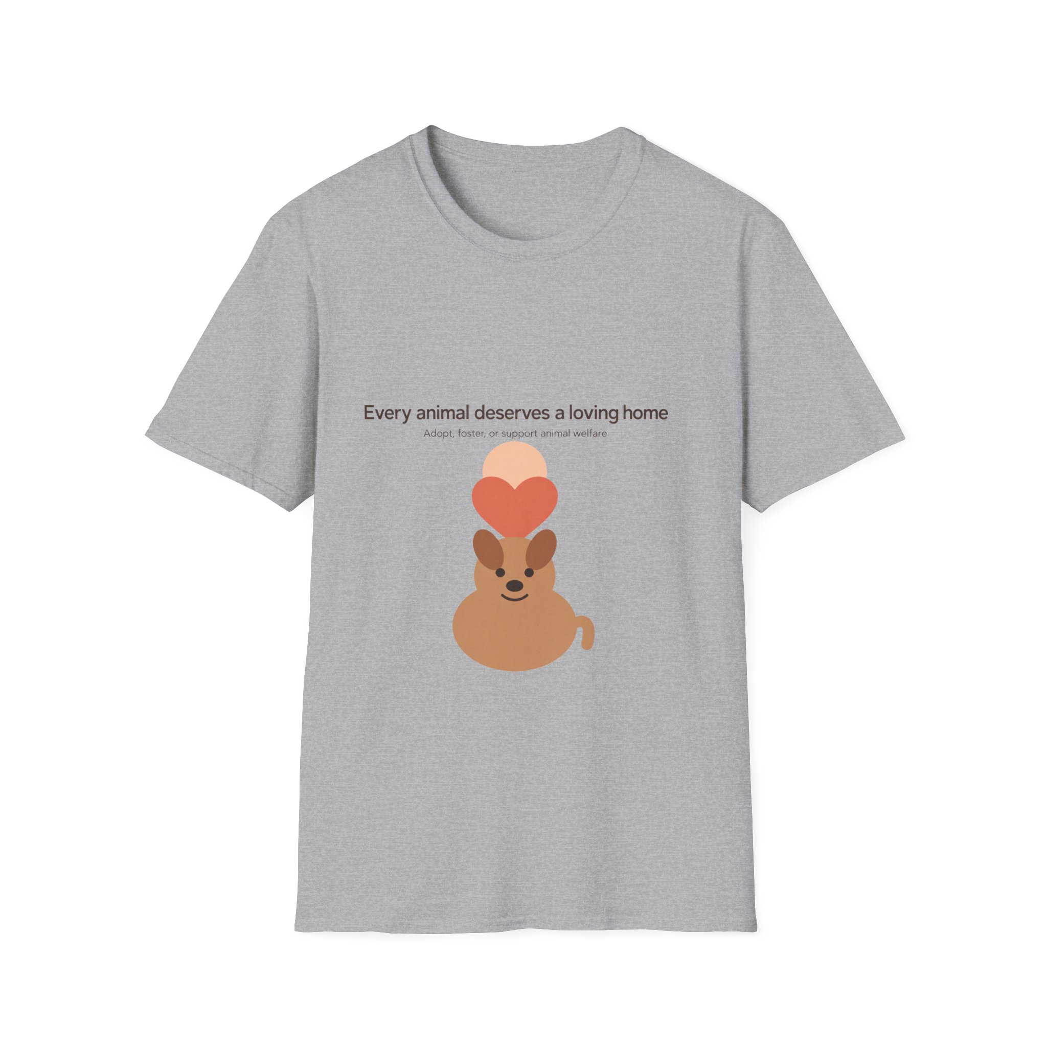 Animal Rescue T-Shirt – “Every animal deserves a loving home” Cute Pet Adoption Tee - Image 13