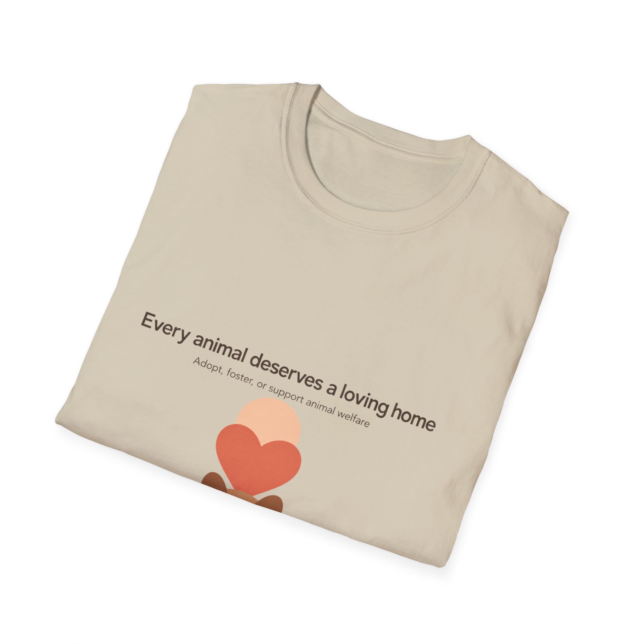 Animal Rescue T-Shirt – “Every animal deserves a loving home” Cute Pet Adoption Tee - Image 12