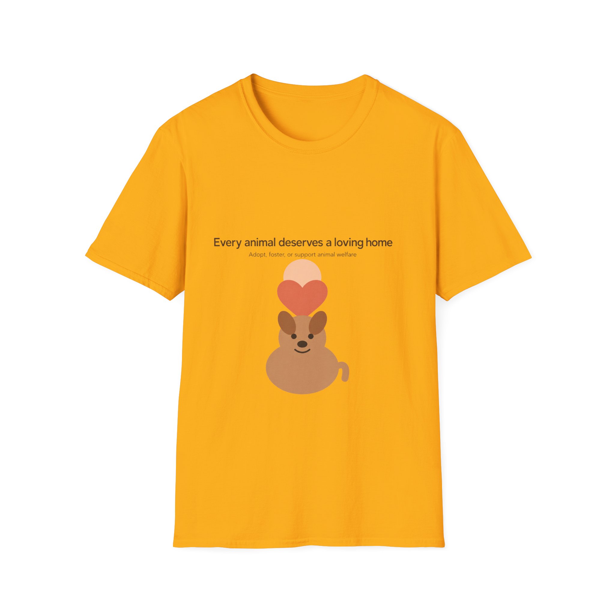 Animal Rescue T-Shirt – “Every animal deserves a loving home” Cute Pet Adoption Tee - Image 17