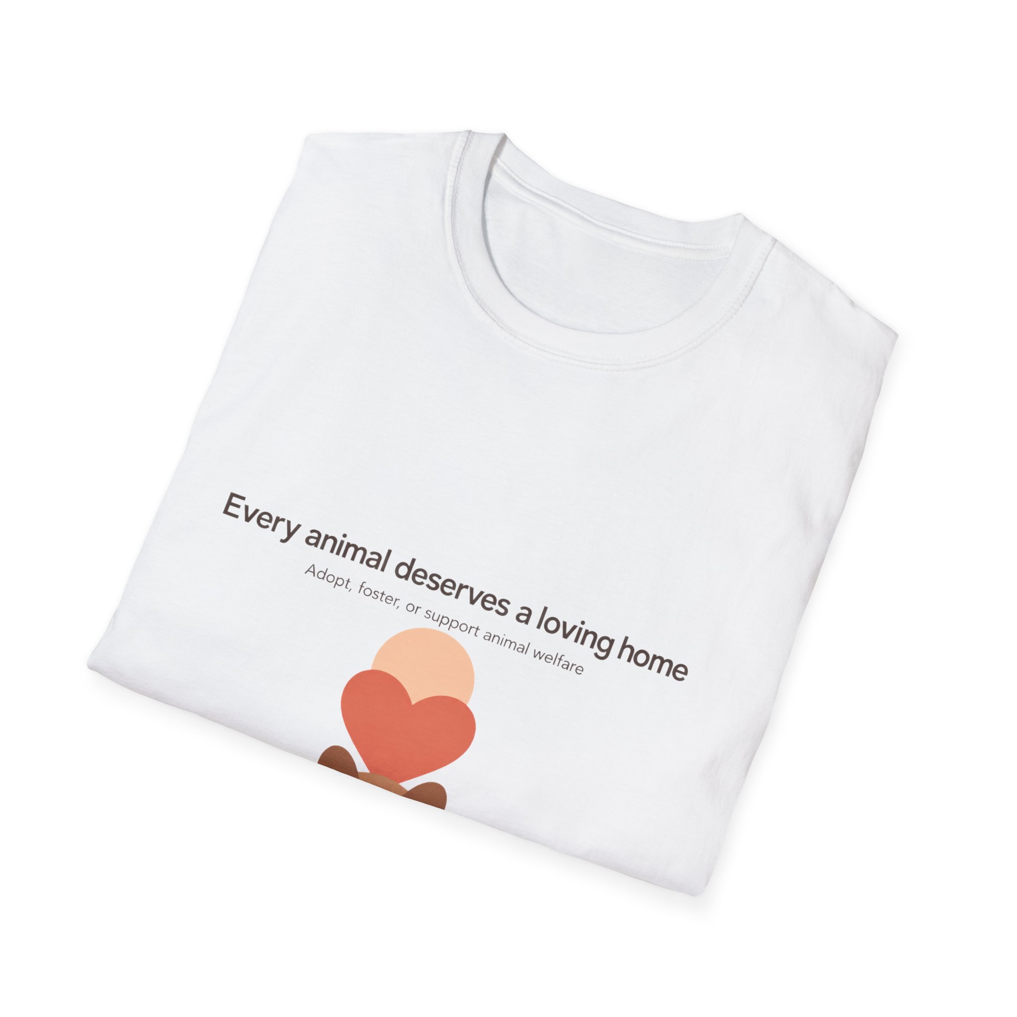 Animal Rescue T-Shirt – “Every animal deserves a loving home” Cute Pet Adoption Tee - Image 8