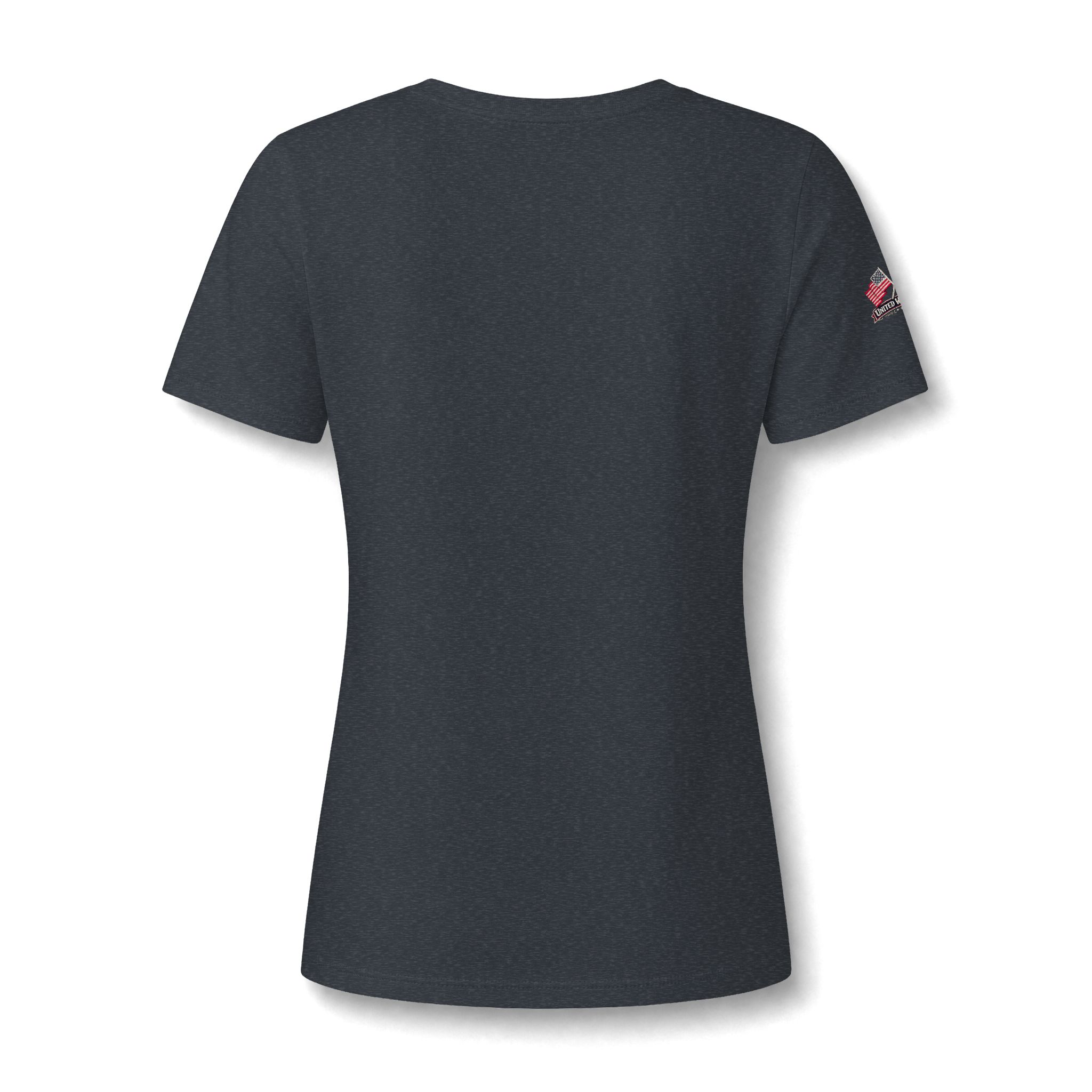 Friends of American Legion Post 128 Women's V-Neck Tee — Greene County VA FLAG ON SLEEVE - Image 14
