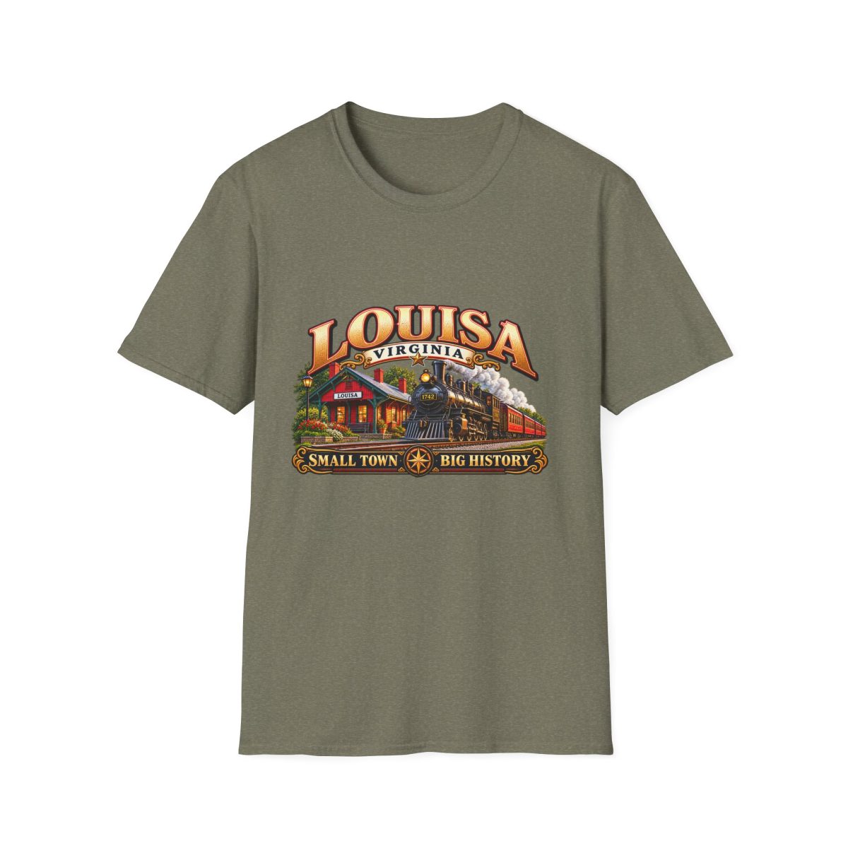 Louisa Virginia Small Town Big History T-Shirt