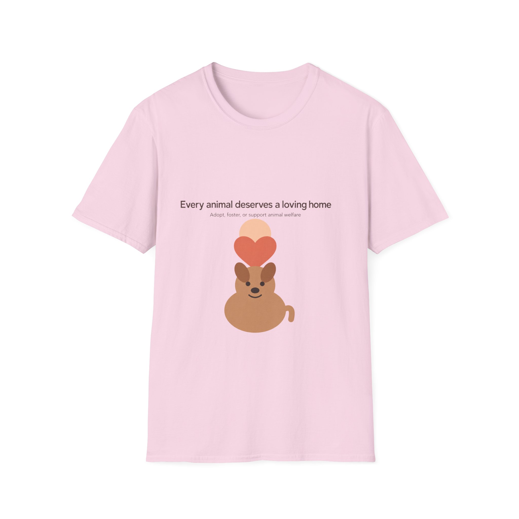 Animal Rescue T-Shirt – “Every animal deserves a loving home” Cute Pet Adoption Tee - Image 41