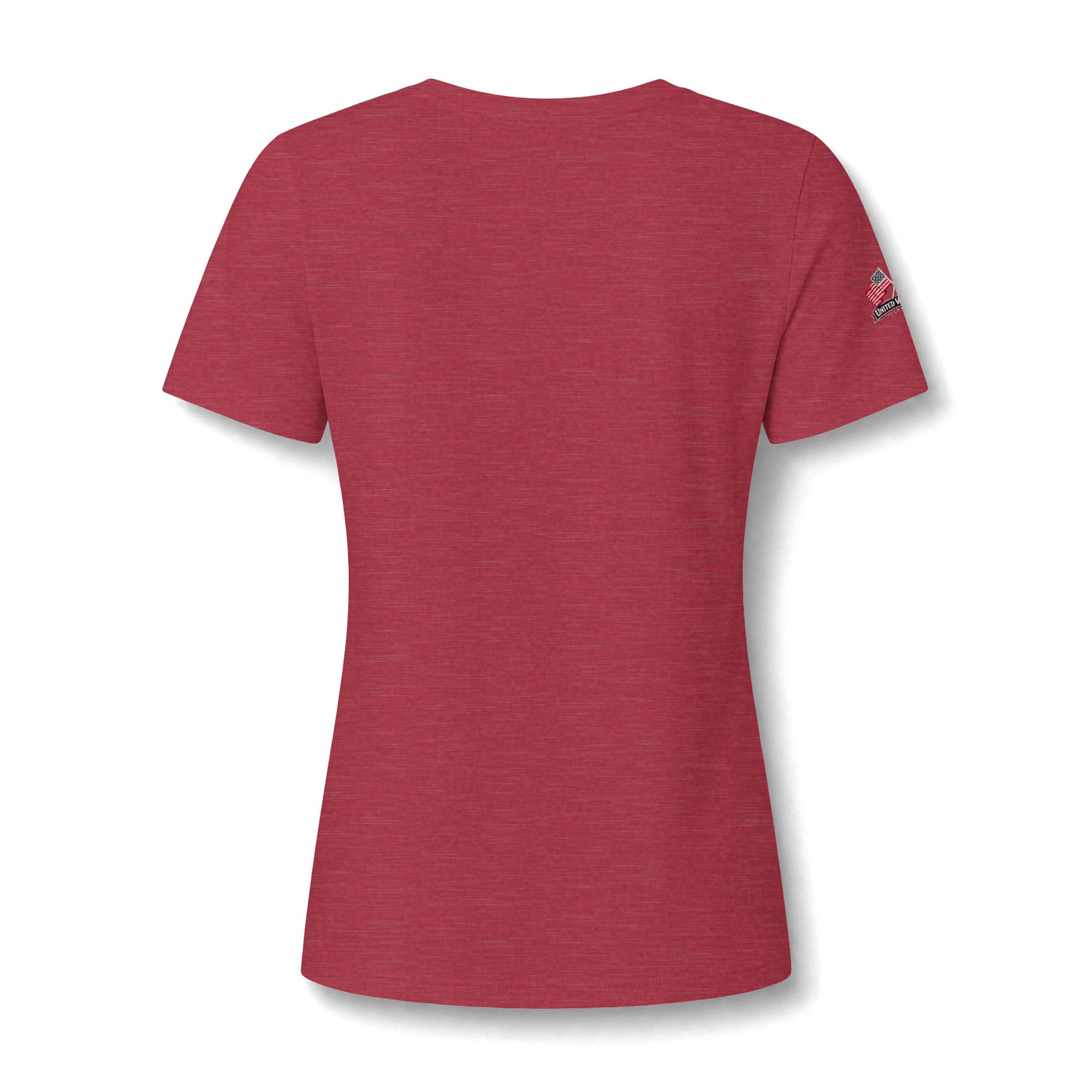 Friends of American Legion Post 128 Women's V-Neck Tee — Greene County VA FLAG ON SLEEVE - Image 16