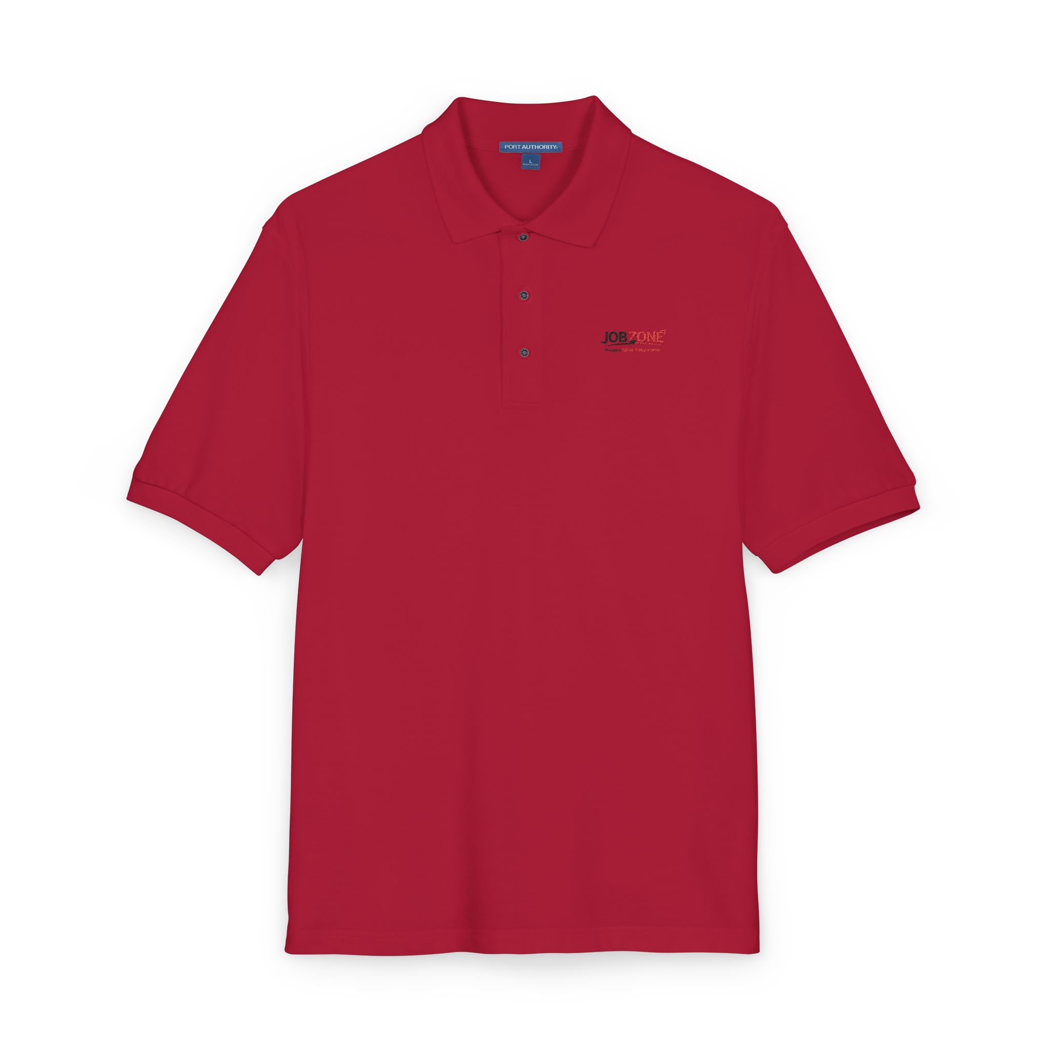 Embroidered 'AERO ZONE' White Polo Shirt — Classic Work & Casual Logo Polo - Image 14