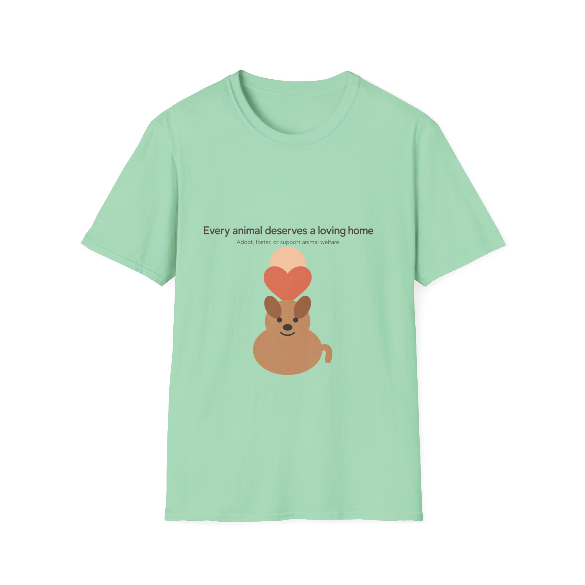 Animal Rescue T-Shirt – “Every animal deserves a loving home” Cute Pet Adoption Tee - Image 25