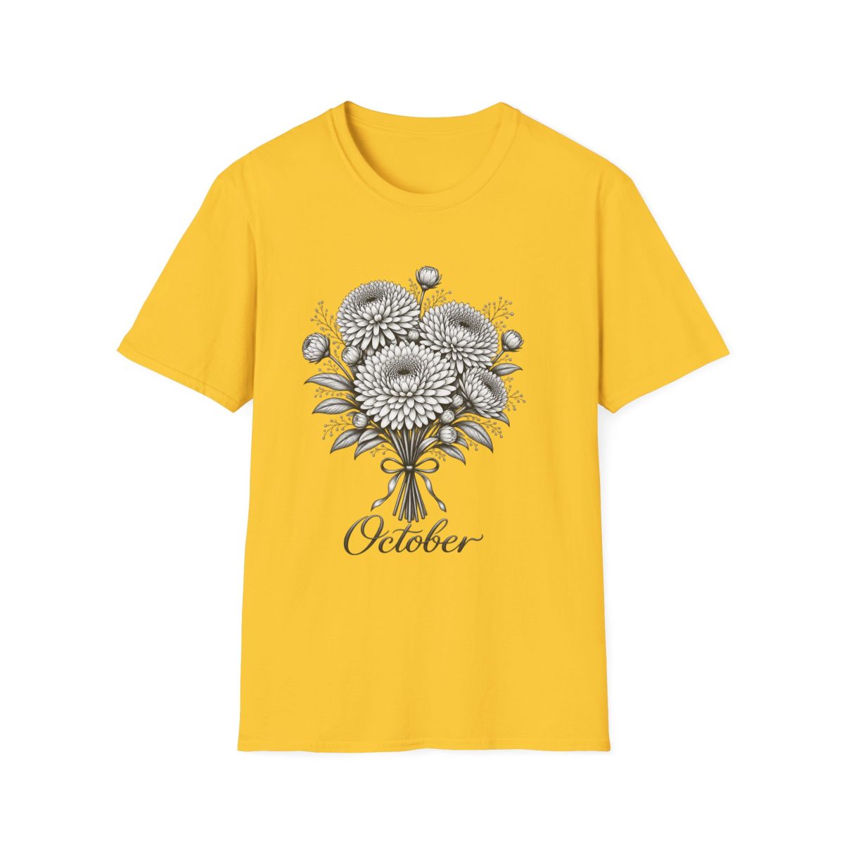 October Chrysanthemum T-Shirt