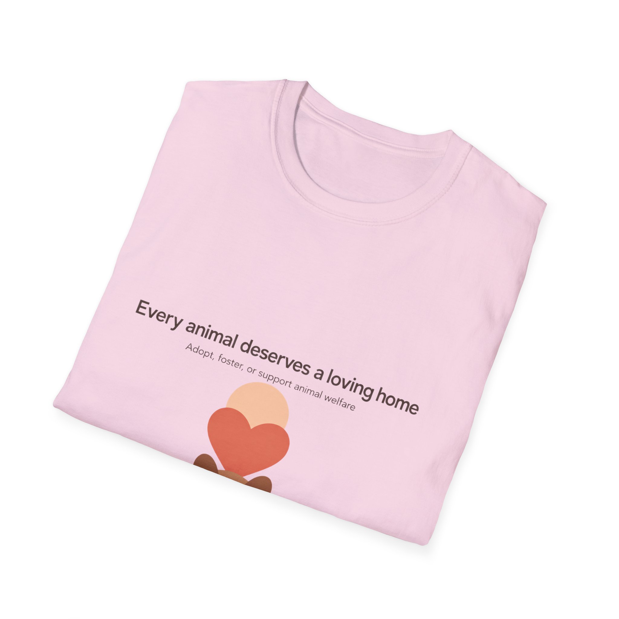 Animal Rescue T-Shirt – “Every animal deserves a loving home” Cute Pet Adoption Tee - Image 44