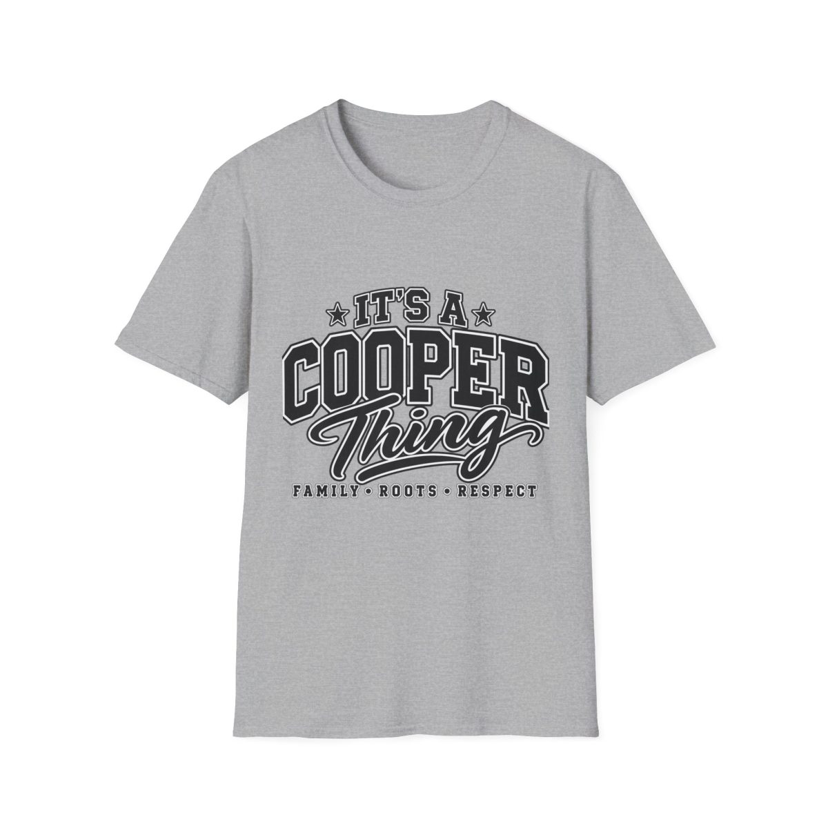 It's a Cooper Thing T-Shirt – Family Roots Respect Personalized Name Tee