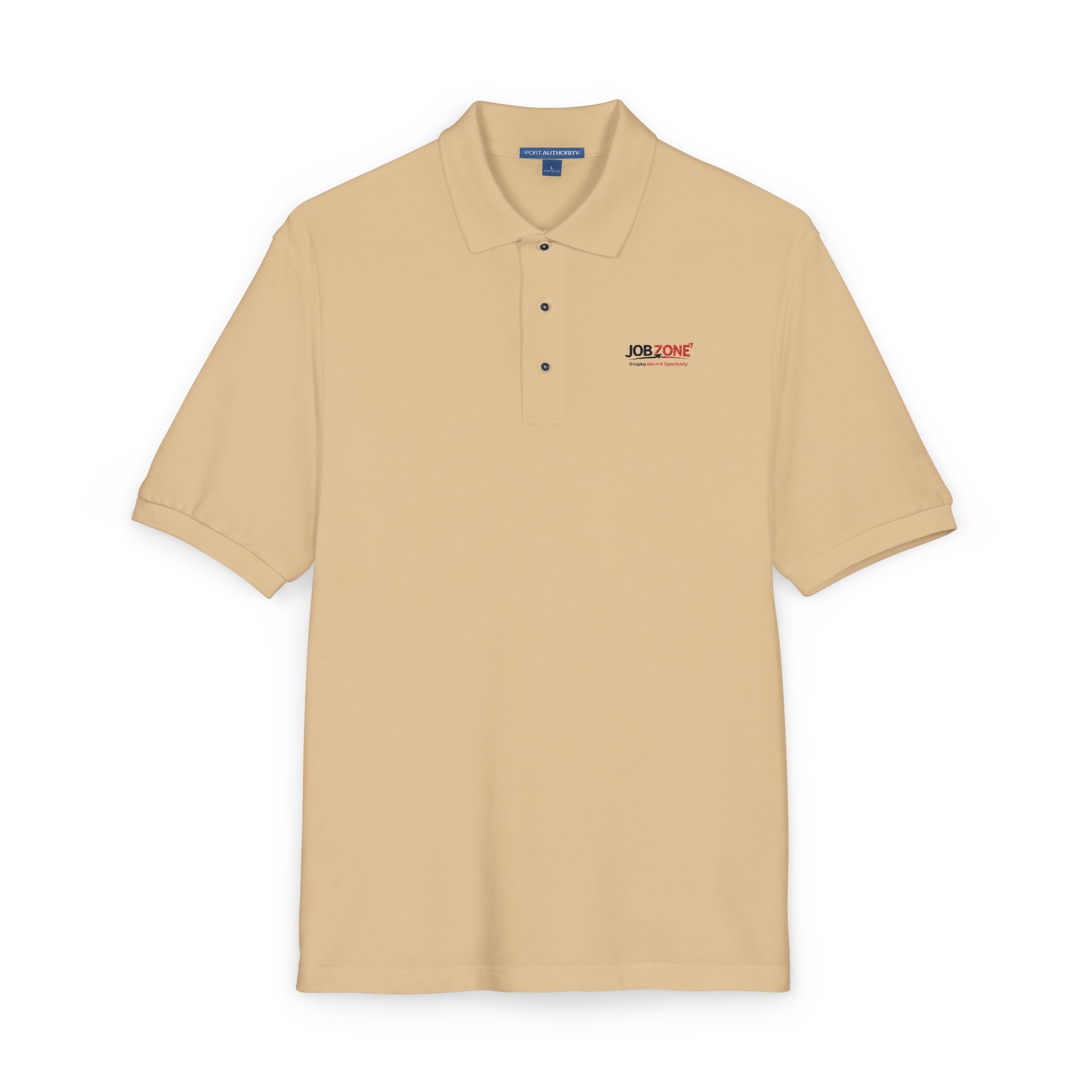 Embroidered 'AERO ZONE' White Polo Shirt — Classic Work & Casual Logo Polo - Image 6