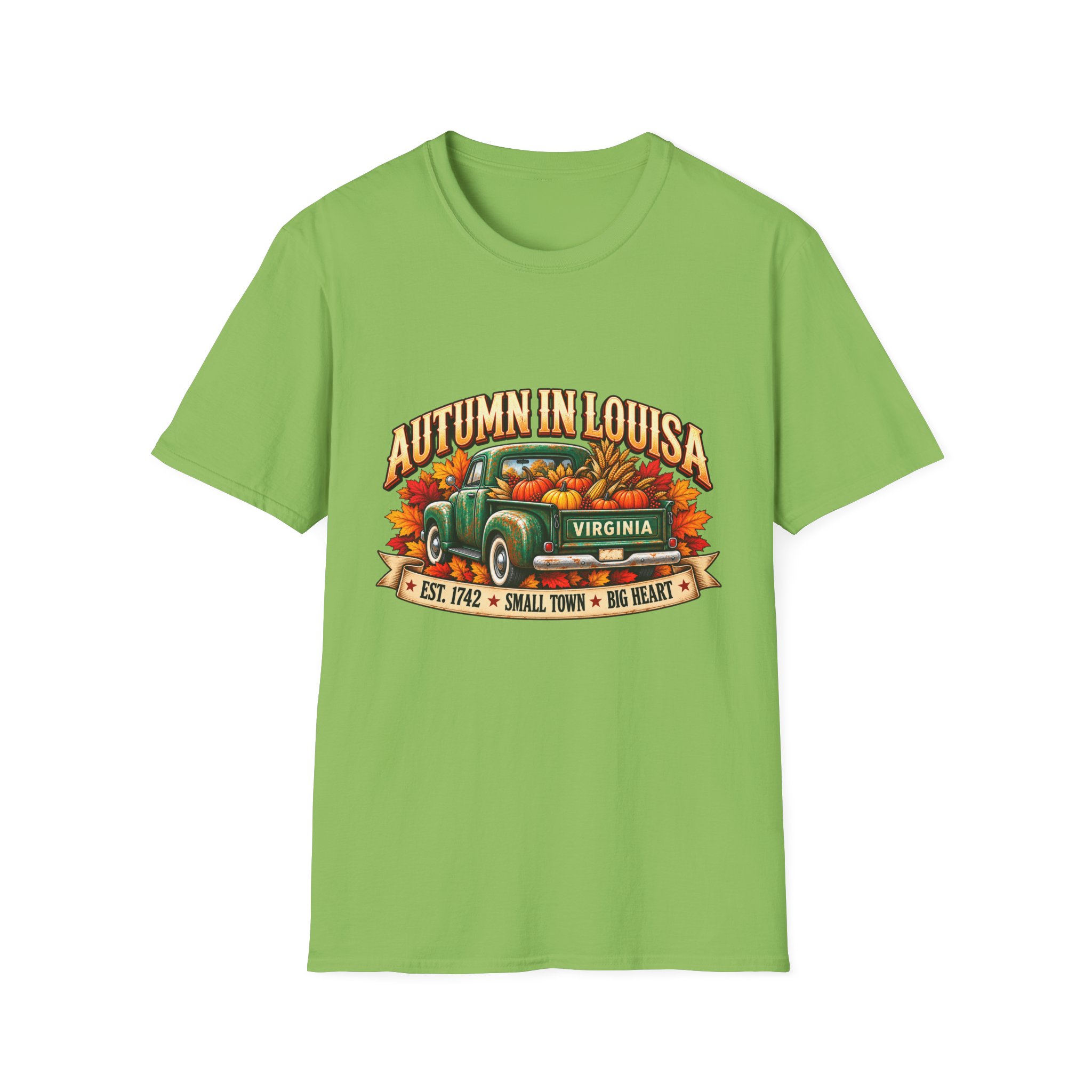 Autumn in Louisiana Virginia Harvest T-Shirt - Image 13