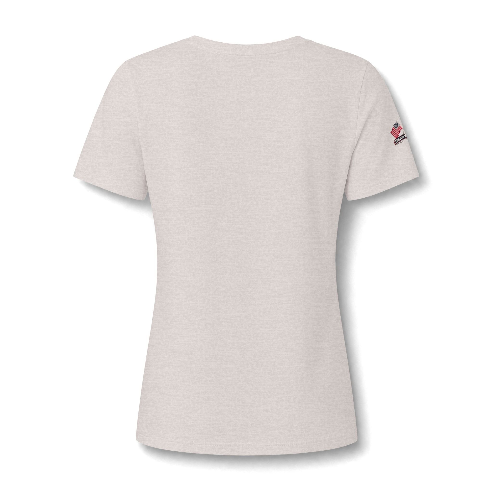 Friends of American Legion Post 128 Women's V-Neck Tee — Greene County VA FLAG ON SLEEVE - Image 8