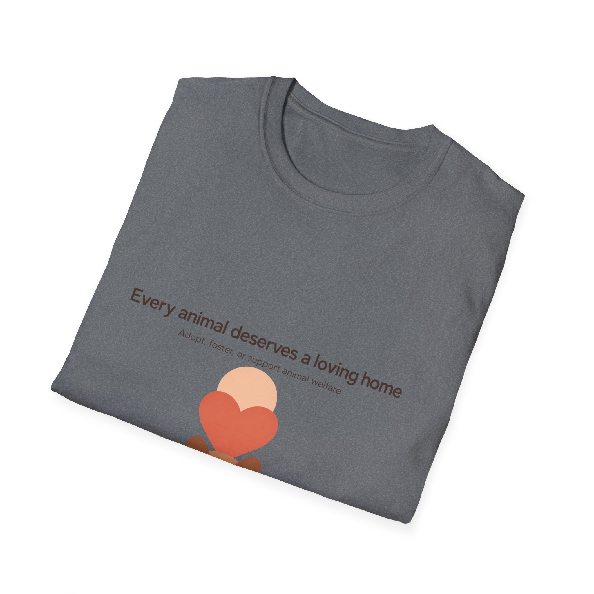 Animal Rescue T-Shirt – “Every animal deserves a loving home” Cute Pet Adoption Tee - Image 32