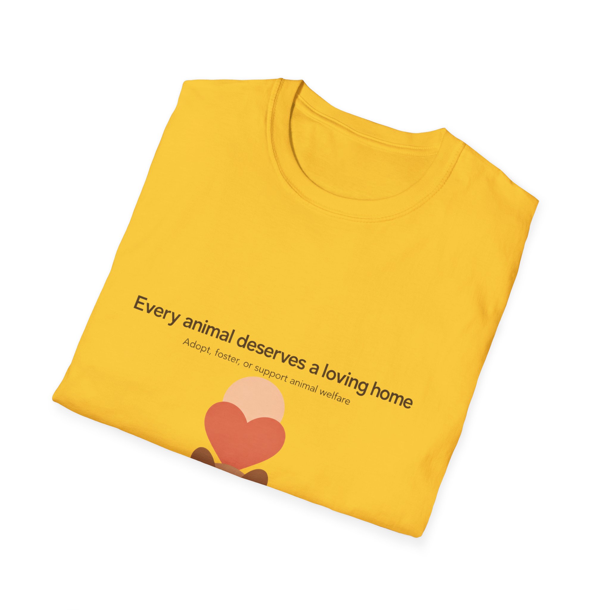Animal Rescue T-Shirt – “Every animal deserves a loving home” Cute Pet Adoption Tee - Image 24